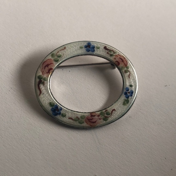 Lemode Sterling & Enamel Pin/ Brooch - Picture 2 of 5